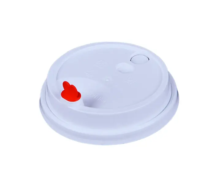 Hard cup lid 90 mm (white)