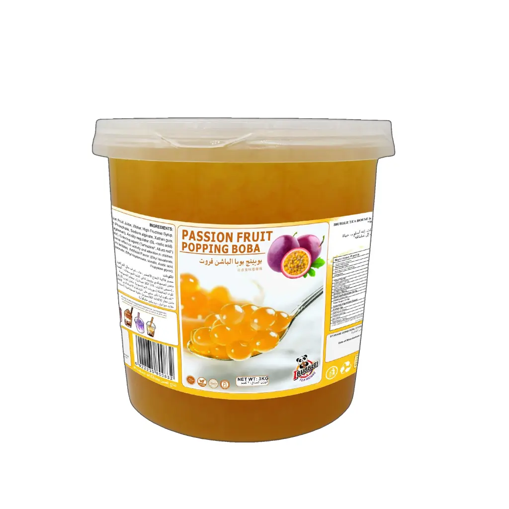 Passion Fruit  Popping Boba 3kg