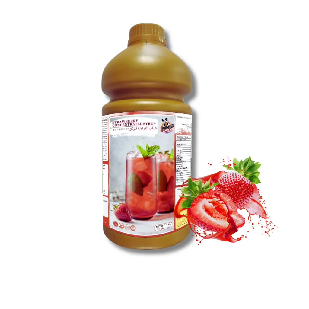 شراب الفراولة المركز