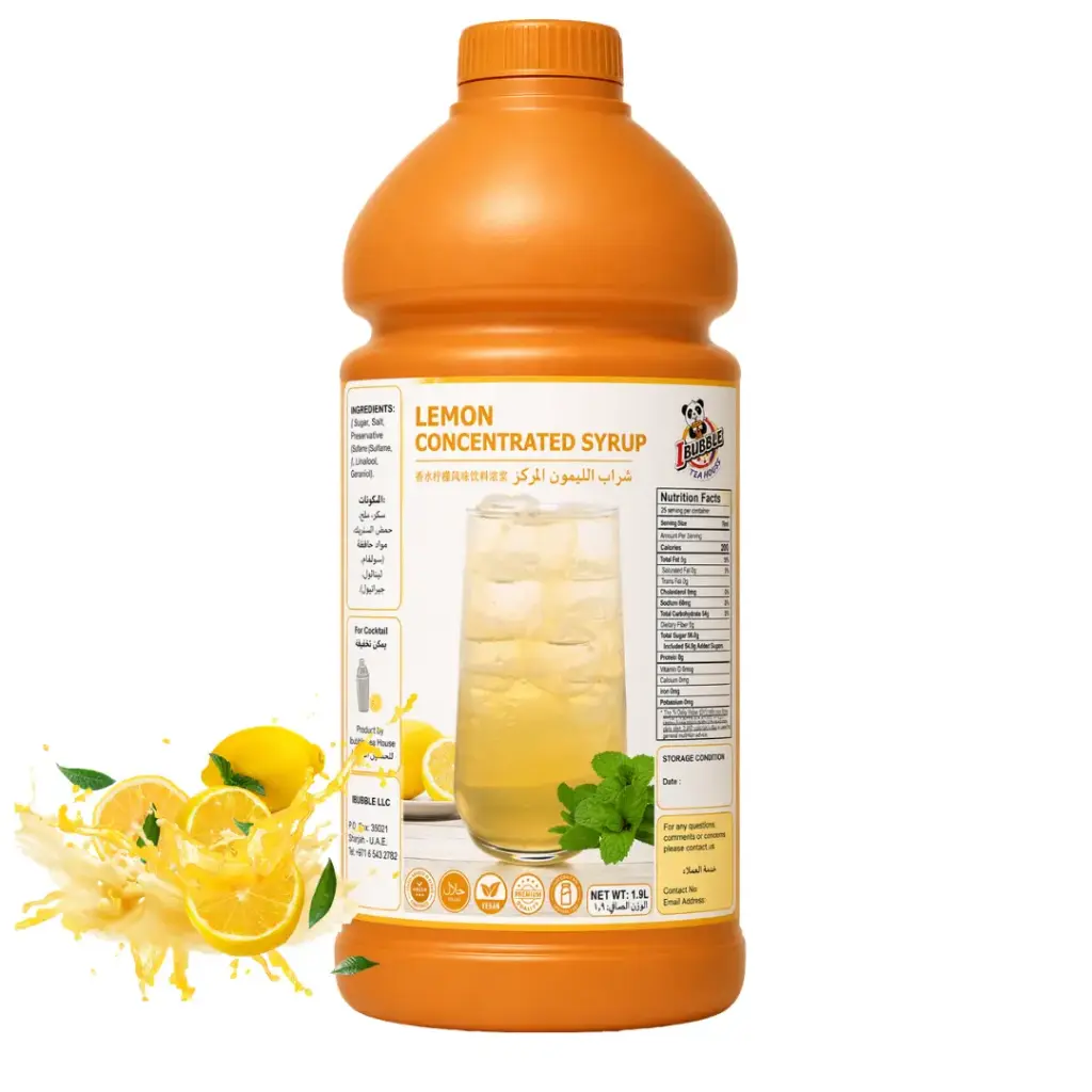 Lemon Concentrated Syrup 1.9L