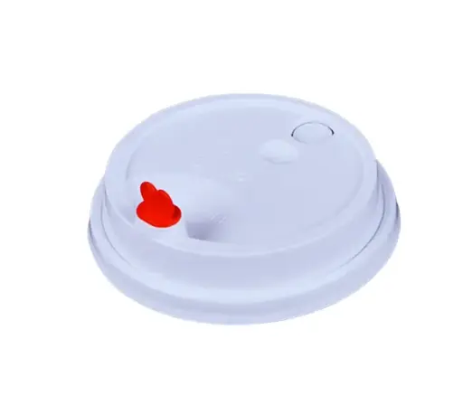 Hard cup lid 90 mm (white)